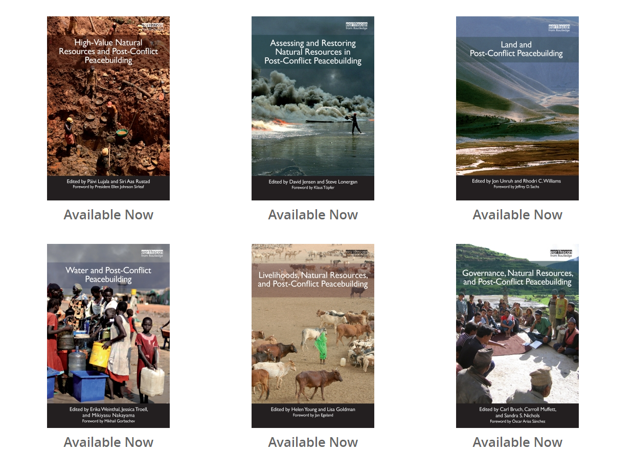 Environmental Peacebuilding Book Series Ceobs