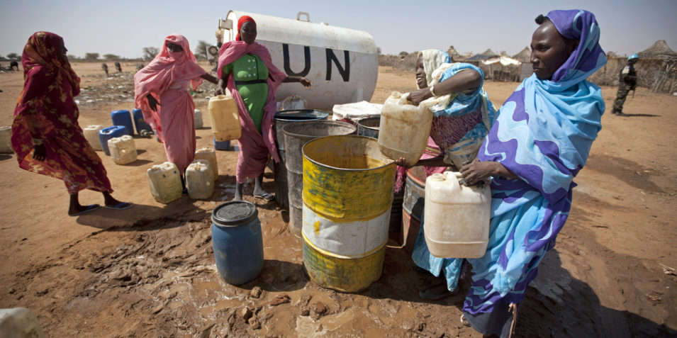 UN Provides Water to Community of Displaced in South Darfur