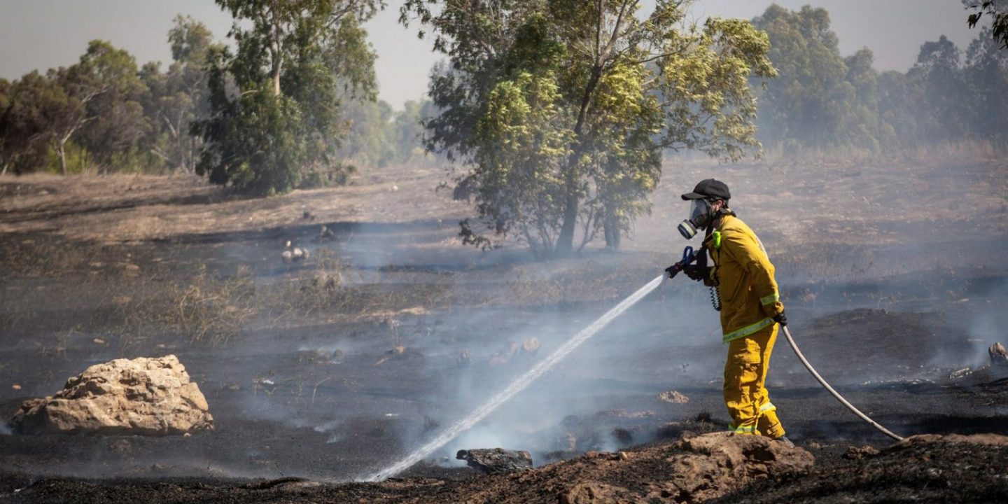 gaza fire