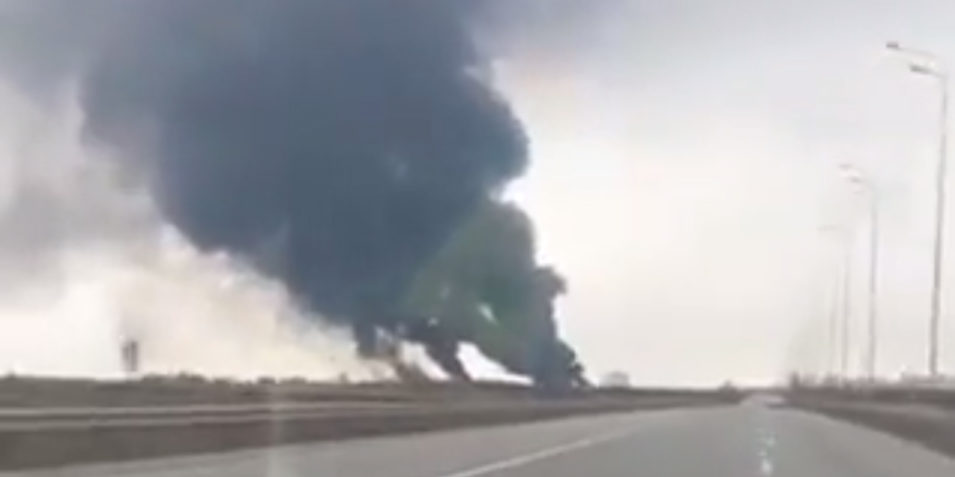 Vinnytsia_airport_960 An estimated eight Russian cruise missiles hit Vinnytsia airport in Ukraine on 6th March, destroying the site and triggering huge fires from its fuel storage depot.