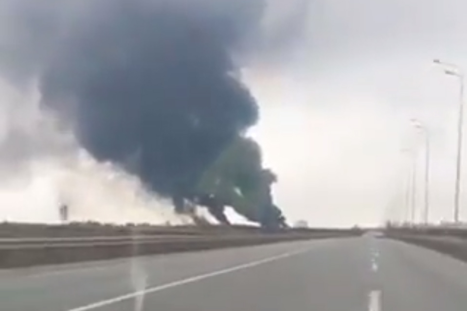 An estimated eight Russian cruise missiles hit Vinnytsia airport in Ukraine on 6th March, destroying the site and triggering huge fires from its fuel storage depot.