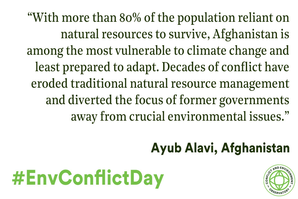 With more than 80% of the population reliant on natural resources to survive, Afghanistan is among the most vulnerable to climate change and least prepared to adapt. Decades of conflict have eroded traditional natural resource management and diverted the focus of former governments away from crucial environmental issues.