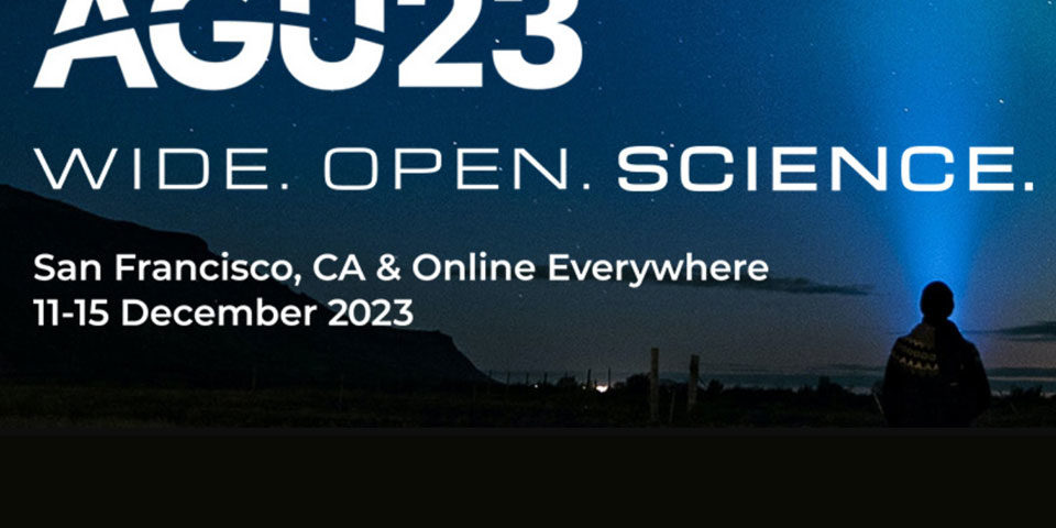 AGU 2023 conference logo