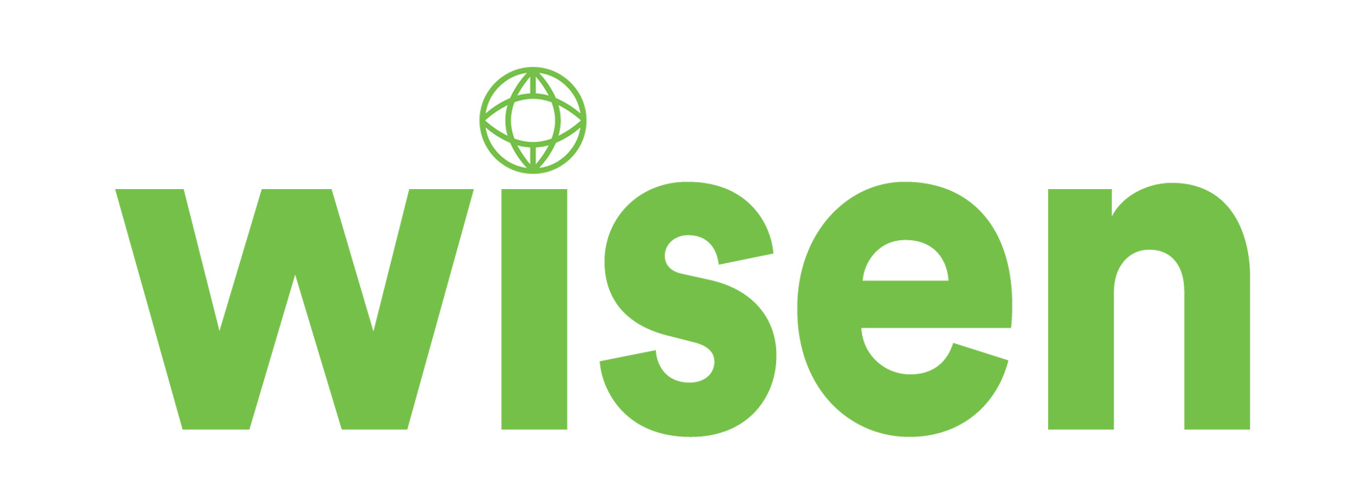 Green text spells out the word wisen, the dot of the I is the CEOBS logo